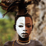body art in the Omo valley.